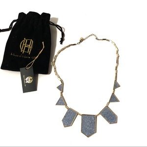 House of Halow 1960 Blue And Gold Necklace. | NWOT